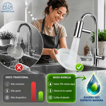 Grifo Giratorio 360° 4 en 1