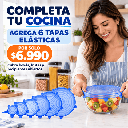 FreshLock 7 Contenedores Hermeticos Manada Blue