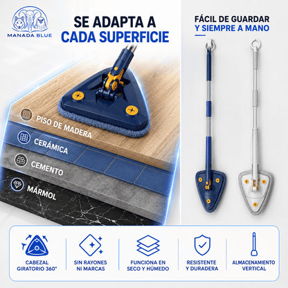 Mopa Giratoria 360° Manada Blue