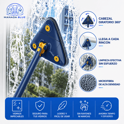 Mopa Giratoria 360° Manada Blue