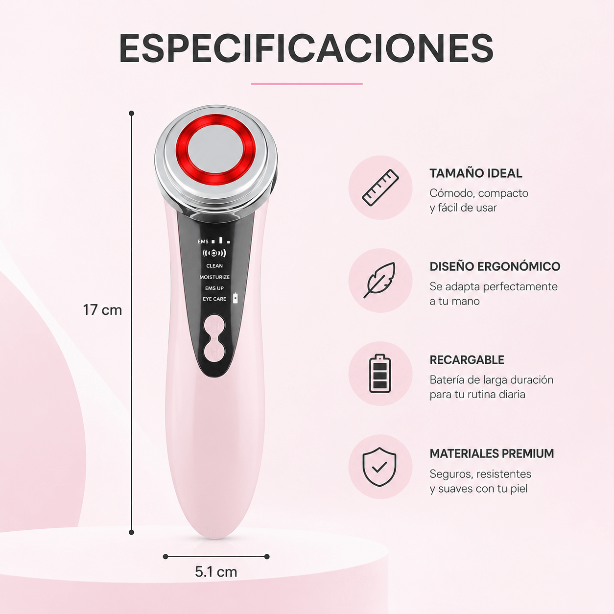 Masajeador Facial EMS