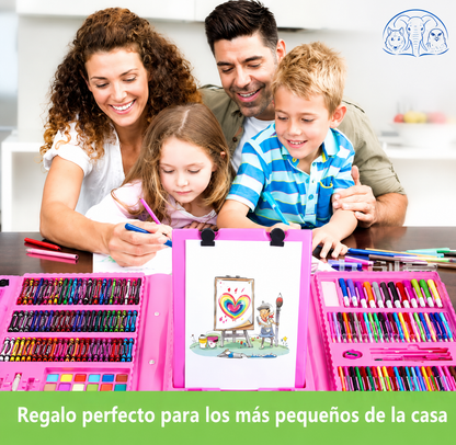 SET 208 PCS DE ARTE PARA NIÑOS
