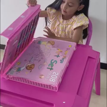 SET 208 PCS DE ARTE PARA NIÑOS